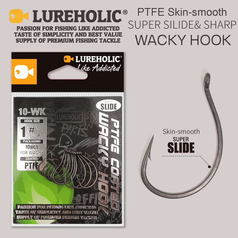 Lomeholic ptfe super slide gan - Fishing Hook Offset avaliação e preço