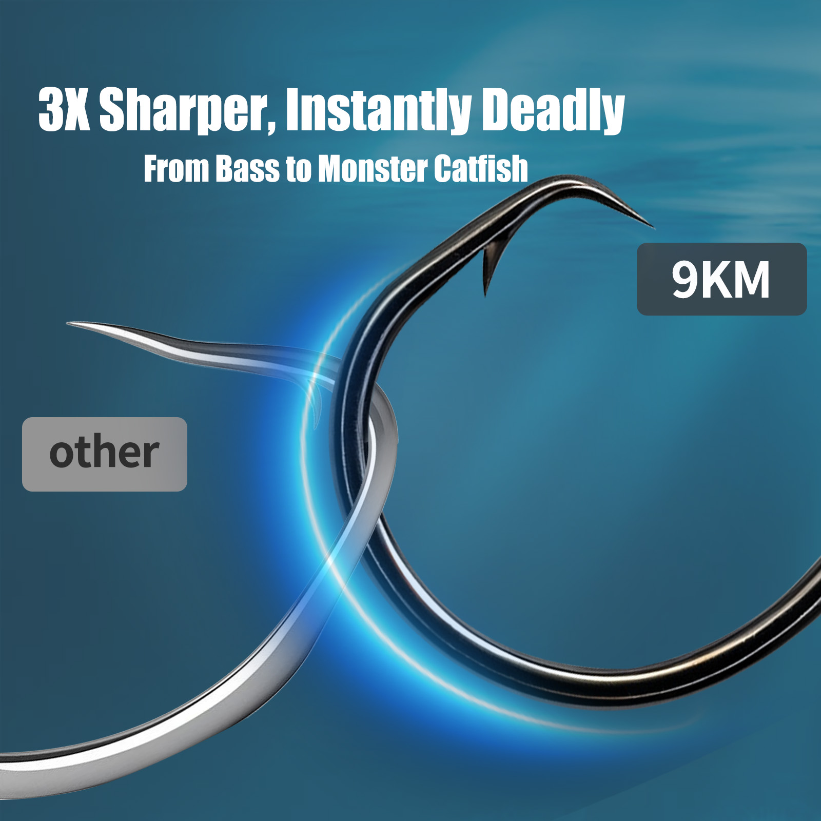 Gancho circular de pesca 9km,  - Fishing Hook Offset avaliação e preço