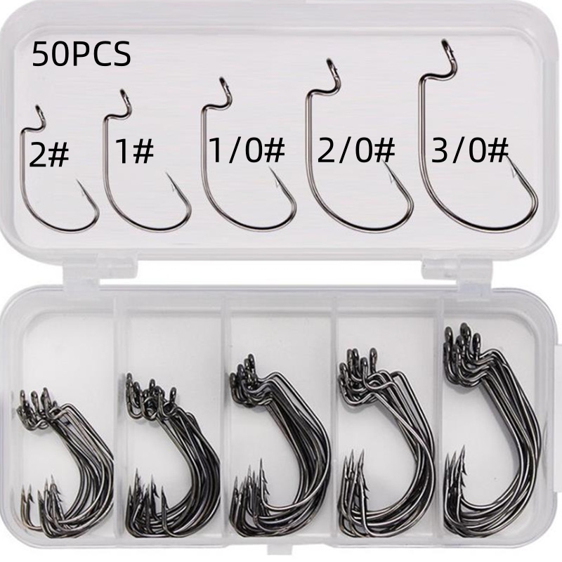 Caixa com 50 Anzóis de Pesca e - Fishing Hook Jig avaliação e preço
